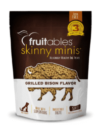 Fruitables Skinny Minis Grilled Bison Flavor Dog Treats