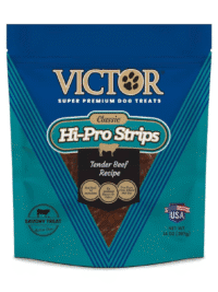 Victor Hi‑Pro Strips with Tender Beef – 14 oz Bag