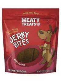 Meaty Treats Jerky Bites – Beef Flavor